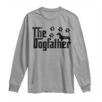 Dachshund Dog Dad Long Sleeve Shirt The Dogfather Fathers Day Gifts For Dog Lovers - Wonder Print Shop