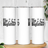 Dachshund Dog Dad Skinny Tumbler The Dogfather Fathers Day Gifts For Dog Lovers - Wonder Print Shop
