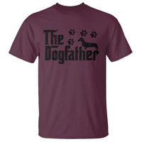 Dachshund Dog Dad T Shirt The Dogfather Fathers Day Gifts For Dog Lovers - Wonder Print Shop