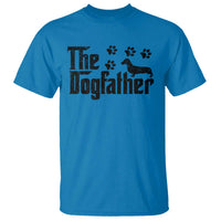 Dachshund Dog Dad T Shirt The Dogfather Fathers Day Gifts For Dog Lovers - Wonder Print Shop