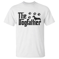 Dachshund Dog Dad T Shirt The Dogfather Fathers Day Gifts For Dog Lovers - Wonder Print Shop