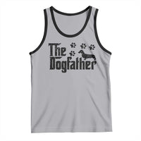 Dachshund Dog Dad Tank Top The Dogfather Fathers Day Gifts For Dog Lovers - Wonder Print Shop