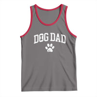 Retro Dog Dad Tank Top Distressed Fathers Day Gift for Dog Lovers - Wonder Print Shop