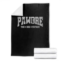 Pawdre The Dog Father Throw Blanket Dog Dad Christmas Fathers Day - Wonder Print Shop