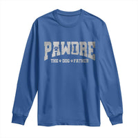Pawdre The Dog Father Long Sleeve Shirt Dog Dad Christmas Fathers Day - Wonder Print Shop