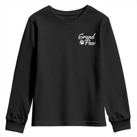 Grandpaw Youth Sweatshirt Best Dog Grandpa Fathers Day Gift From Dog - Wonder Print Shop