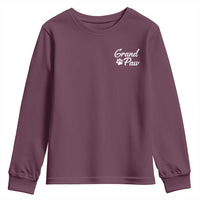 Grandpaw Youth Sweatshirt Best Dog Grandpa Fathers Day Gift From Dog - Wonder Print Shop