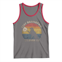 Best Grandpaw Ever Tank Top Retro Dog Grandpa Fathers Day Gift From Dog - Wonder Print Shop