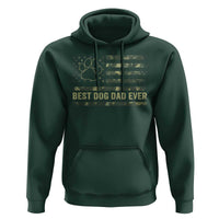 Best Dog Dad Ever Hoodie Camo American Flag USA Fathers Day Gift for Dog Lovers - Wonder Print Shop