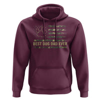 Best Dog Dad Ever Hoodie Camo American Flag USA Fathers Day Gift for Dog Lovers - Wonder Print Shop