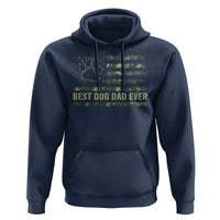 Best Dog Dad Ever Hoodie Camo American Flag USA Fathers Day Gift for Dog Lovers - Wonder Print Shop