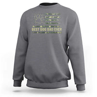 Best Dog Dad Ever Sweatshirt Camo American Flag USA Fathers Day Gift for Dog Lovers - Wonder Print Shop