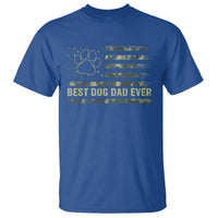 Best Dog Dad Ever T Shirt Camo American Flag USA Fathers Day Gift for Dog Lovers - Wonder Print Shop