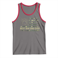 Best Dog Dad Ever Tank Top Camo American Flag USA Fathers Day Gift for Dog Lovers - Wonder Print Shop