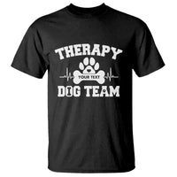 Personalized Therapy Dog Team T Shirt Custom Name - Wonder Print Shop