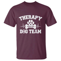 Personalized Therapy Dog Team T Shirt Custom Name - Wonder Print Shop