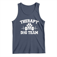 Personalized Therapy Dog Team Tank Top Custom Name - Wonder Print Shop