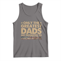 Greatest Dads Get Promoted To Grandpa Tank Top Retro American Flag Fathers Day New Grandpa Gift