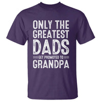 Greatest Dads Get Promoted To Grandpa T Shirt