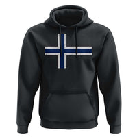Norway Flag Hoodie Distressed Norwegian Norge Nordic Red White Blue Symbol