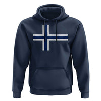 Norway Flag Hoodie Distressed Norwegian Norge Nordic Red White Blue Symbol