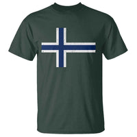 Norway Flag T Shirt Distressed Norwegian Norge Nordic Red White Blue Symbol