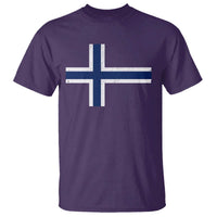 Norway Flag T Shirt Distressed Norwegian Norge Nordic Red White Blue Symbol
