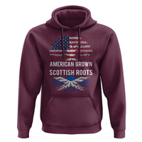 American Grown With Scottish Roots Hoodie Family Heritage USA Scotland Pride Gift