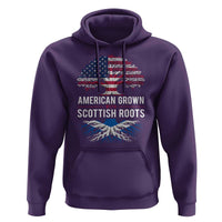 American Grown With Scottish Roots Hoodie Family Heritage USA Scotland Pride Gift