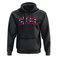 Skal Norway Flag Hoodie Vintage Cheers Norwegian Sayings Viking Heritage Scandinavian Graphic