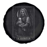 La Llorona Spare Tire Cover Tarot Card Horror Death Occult Mexican Folklore Halloween - Wonder Print Shop