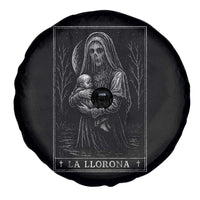 La Llorona Spare Tire Cover Tarot Card Horror Death Occult Mexican Folklore Halloween - Wonder Print Shop