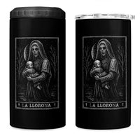 La Llorona 4 in 1 Can Cooler Tumbler Tarot Card Horror Death Occult Mexican Folklore Halloween - Wonder Print Shop