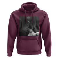 Cat Selfie With Wendigo Hoodie Horror Halloween Funny Cat Gifts