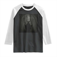 Wendigo Raglan Shirt Gothic Horror Forest Demon Cryptid Occult Dark Fantasy - Wonder Print Shop