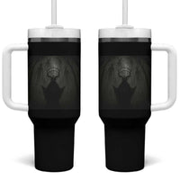 Wendigo Tumbler With Handle Gothic Horror Forest Demon Cryptid Occult Dark Fantasy - Wonder Print Shop