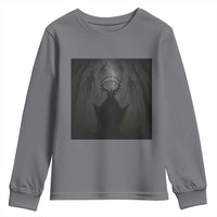 Wendigo Youth Sweatshirt Gothic Horror Forest Demon Cryptid Occult Dark Fantasy - Wonder Print Shop