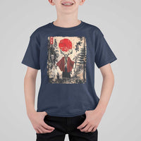 Samurai Wendigo T Shirt For Kid Japanese Vintage Graphic Ukiyo-e Art Funny Dark Fantasy - Wonder Print Shop