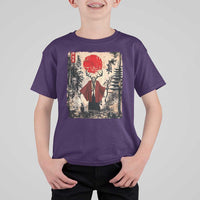 Samurai Wendigo T Shirt For Kid Japanese Vintage Graphic Ukiyo-e Art Funny Dark Fantasy - Wonder Print Shop