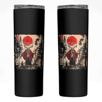 Samurai Wendigo Skinny Tumbler Japanese Vintage Graphic Ukiyo-e Art Funny Dark Fantasy - Wonder Print Shop