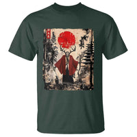 Samurai Wendigo T Shirt Japanese Vintage Graphic Ukiyo-e Art Funny Dark Fantasy - Wonder Print Shop