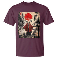 Samurai Wendigo T Shirt Japanese Vintage Graphic Ukiyo-e Art Funny Dark Fantasy - Wonder Print Shop