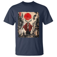 Samurai Wendigo T Shirt Japanese Vintage Graphic Ukiyo-e Art Funny Dark Fantasy - Wonder Print Shop