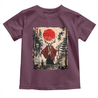 Samurai Wendigo Toddler T Shirt Japanese Vintage Graphic Ukiyo-e Art Funny Dark Fantasy - Wonder Print Shop
