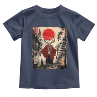 Samurai Wendigo Toddler T Shirt Japanese Vintage Graphic Ukiyo-e Art Funny Dark Fantasy - Wonder Print Shop