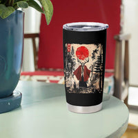 Samurai Wendigo Tumbler Cup Japanese Vintage Graphic Ukiyo-e Art Funny Dark Fantasy - Wonder Print Shop