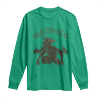 Wendigo Long Sleeve Shirt Horror Cryptid Occult Dark Fantasy - Wonder Print Shop
