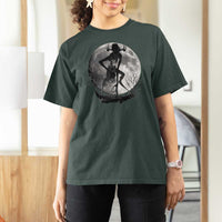 Wendigo T Shirt For Women Cryptid Horror Moon Mythical Creature Halloween - Wonder Print Shop
