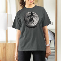 Wendigo T Shirt For Women Cryptid Horror Moon Mythical Creature Halloween - Wonder Print Shop