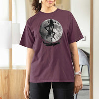 Wendigo T Shirt For Women Cryptid Horror Moon Mythical Creature Halloween - Wonder Print Shop